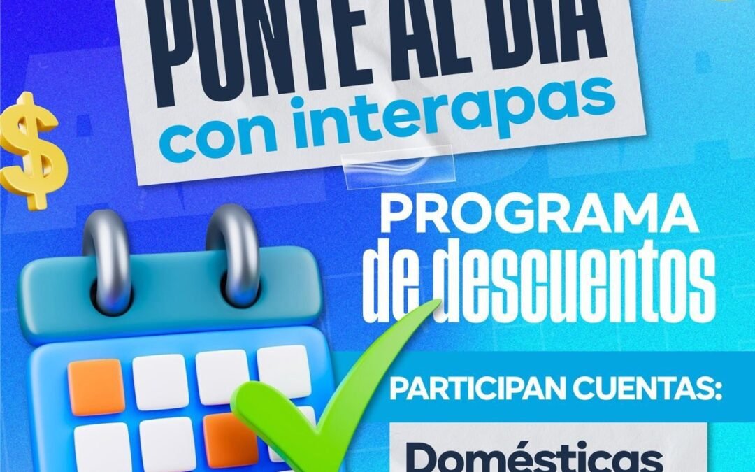 Usuarios aprovechan los beneficios del programa “Ponte al día con INTERAPAS” para regularizar su servicio