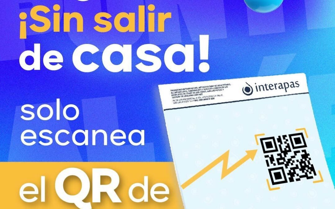 Pago con código QR, una alternativa práctica para usuarios de Interapas
