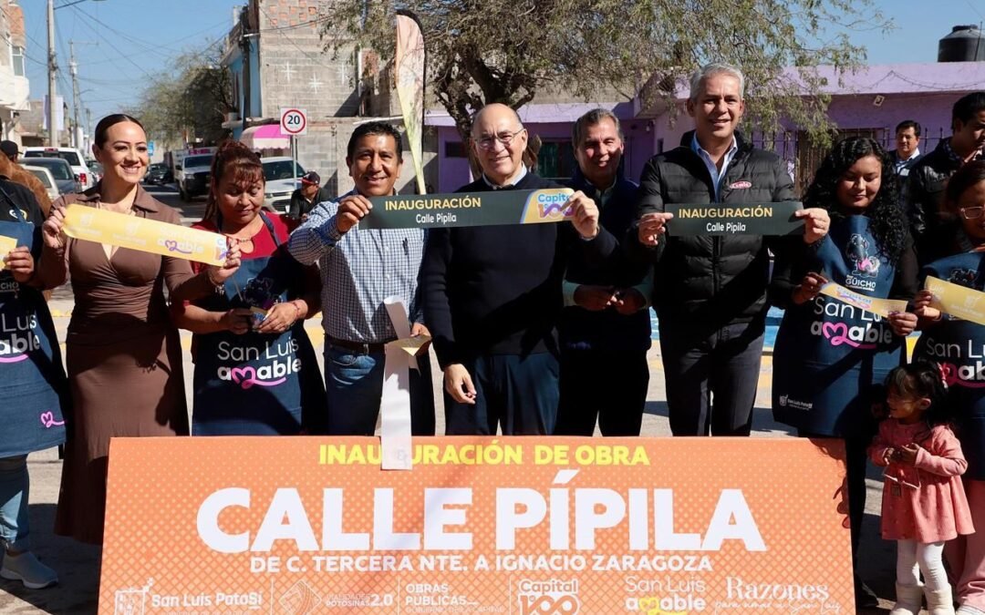 Entrega el Alcalde Enrique Galindo la obra vial número 99 de esta administración