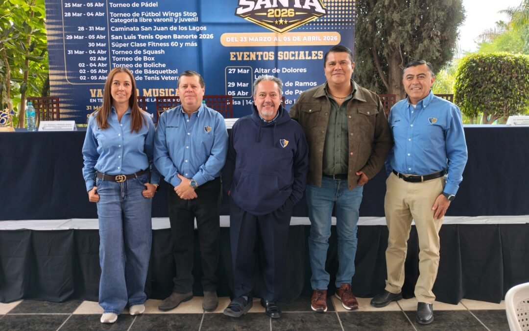 El Club Deportivo Potosino llevó a cabo la Presentación de los Eventos Deportivos y Sociales de Semana Santa