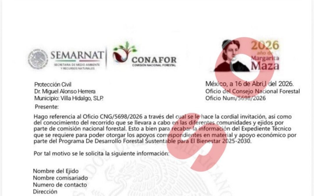 ESTADO ALERTA POR FALSO OFICIO QUE ES ENVIADO A LOS AYUNTAMIENTOS